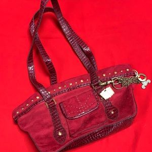 Deborah Lewis suede purse.